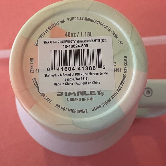 Stanley 40 oz  serene warm brushstrokes Taylor Swift Tumbler New in box - Picture 3 of 6